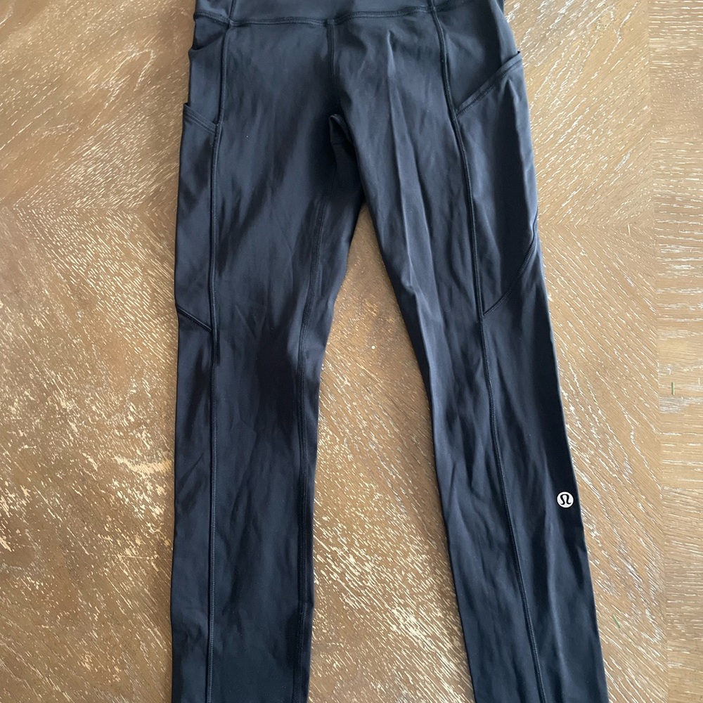 Lululemon fast and free black leggings